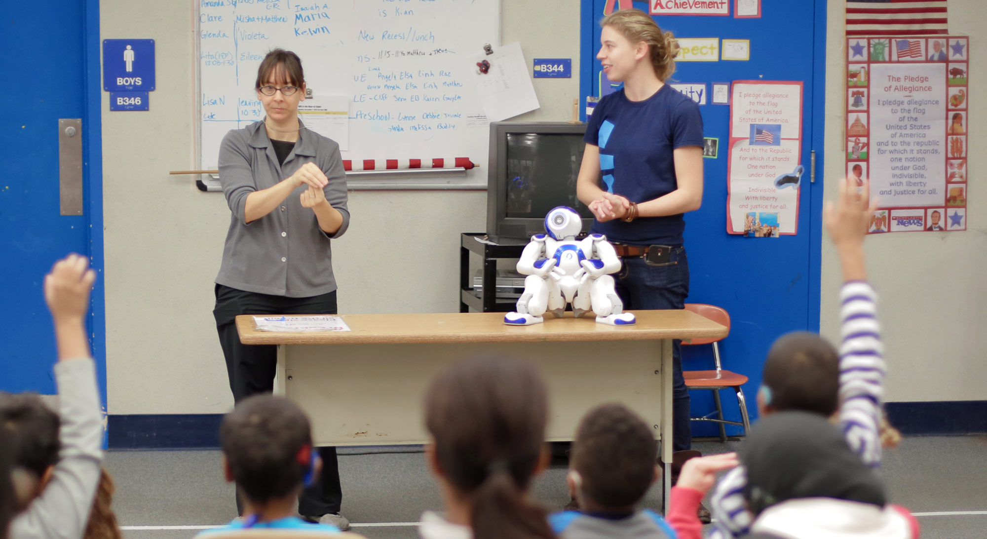 BPS classroom demonstration